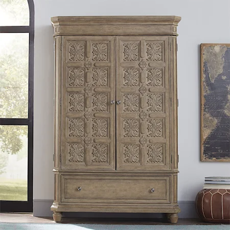 Relaxed Vintage Solid Wood Armoire